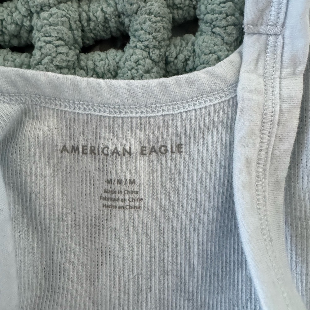White Ribbed Tank Top - Picture 2 of 2